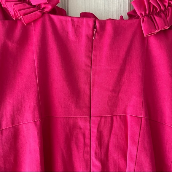 Maggy London Hot Pink‎ Ruffle Mini Dress - Picture 8 of 10